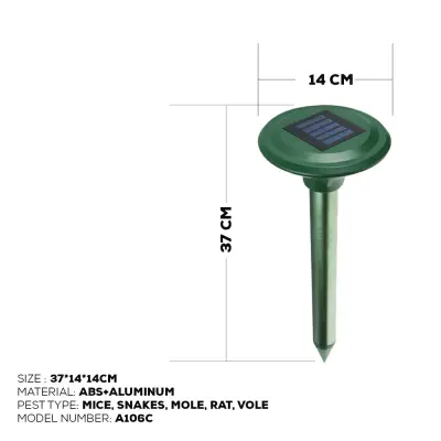 3 In 1 Solar Mole Repeller