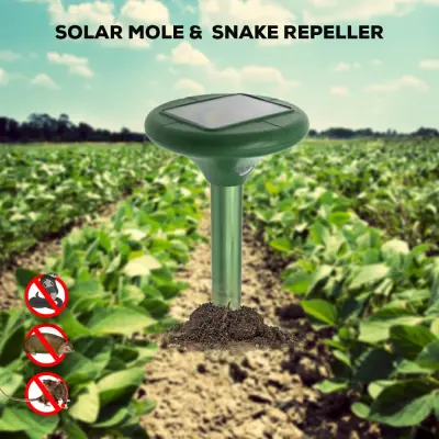 Solar Mole Repeller With A112N