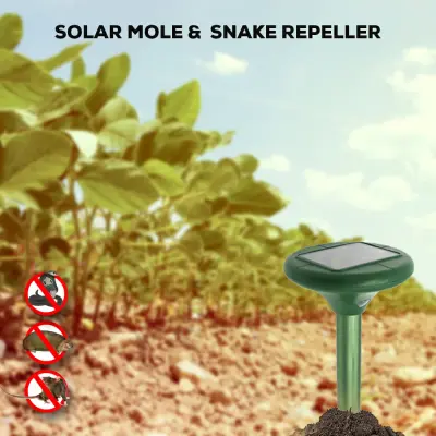 Solar Mole Repeller With A112N