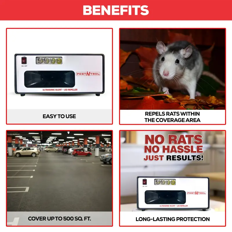 Ultrasonic Silent LED Repeller MPNT1100L