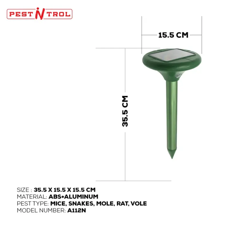 Solar Mole Repeller With A112N